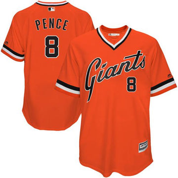 Hunter Pence San Francisco Giants orange jersey