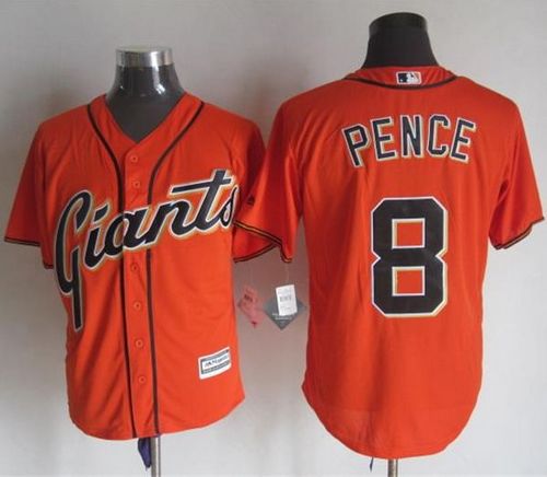 Hunter Pence San Francisco Giants orange Alternate jersey