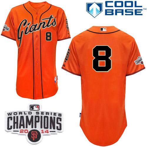 Hunter Pence San Francisco Giants orange jersey
