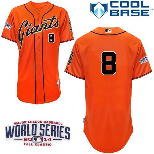 Hunter Pence San Francisco Giants orange jersey
