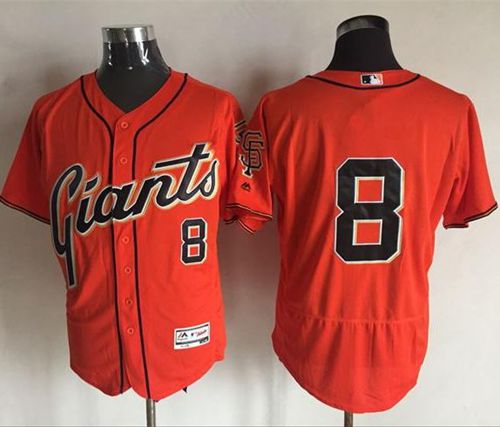 Hunter Pence San Francisco Giants orange Authentic jersey
