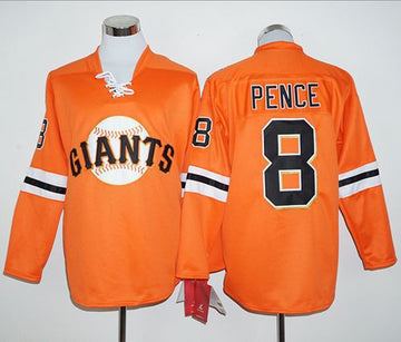 Hunter Pence San Francisco Giants orange jersey