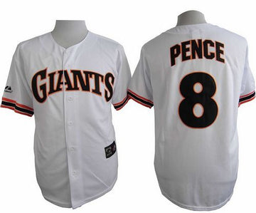 Hunter Pence San Francisco Giants white jersey