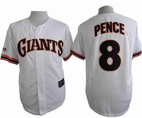 Hunter Pence San Francisco Giants white jersey
