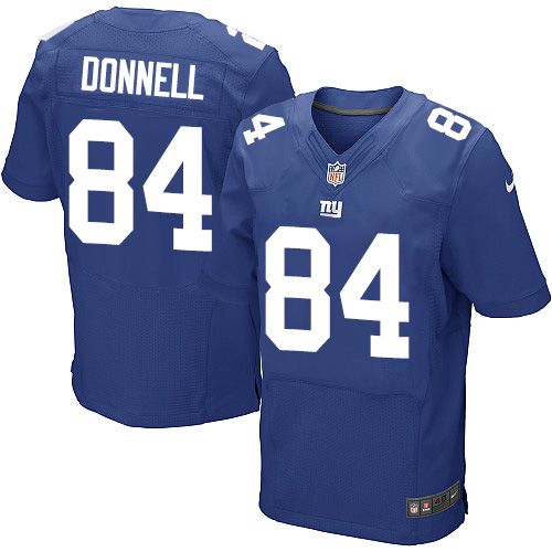 Giants #84 Larry Donnell Royal Blue Team Color Elite Jersey