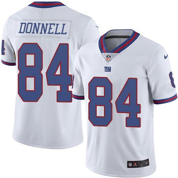 Giants #84 Larry Donnell White Rush Jersey