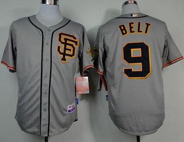 Brandon Belt San Francisco Giants grey Road jersey