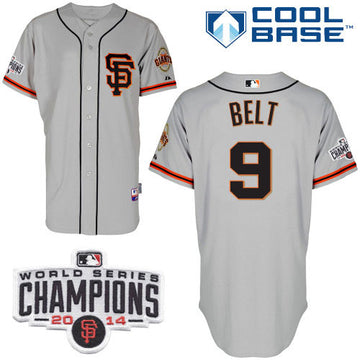 Brandon Belt San Francisco Giants grey Road jersey