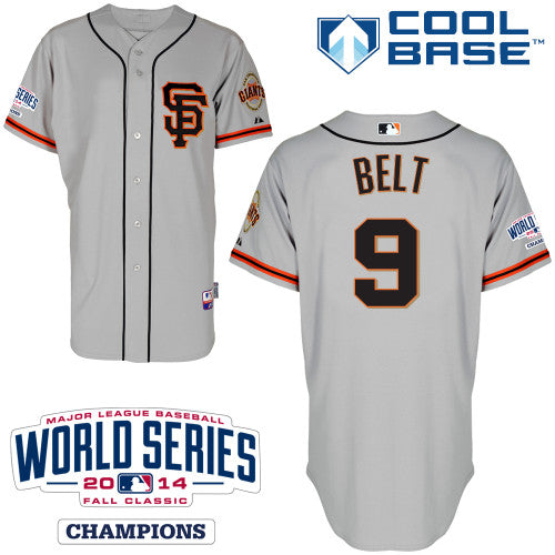 Brandon Belt San Francisco Giants grey Road jersey
