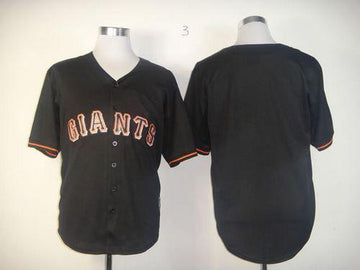 Custom San Francisco Giants black Fashion jersey