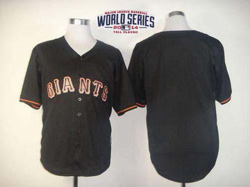 Custom San Francisco Giants black Fashion jersey