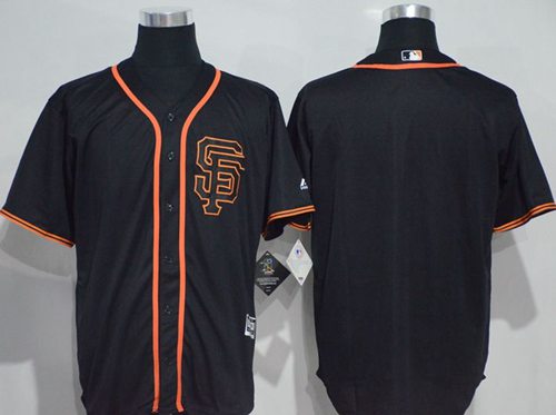 Custom San Francisco Giants black Alternate jersey