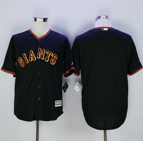 Custom San Francisco Giants black Fashion jersey