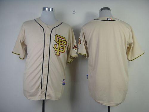 Custom San Francisco Giants cream jersey