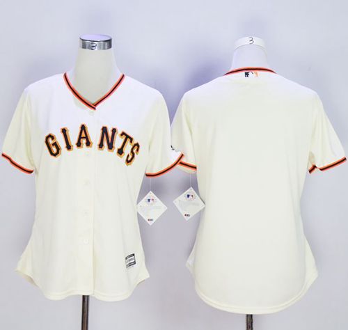 Custom San Francisco Giants cream Home jersey