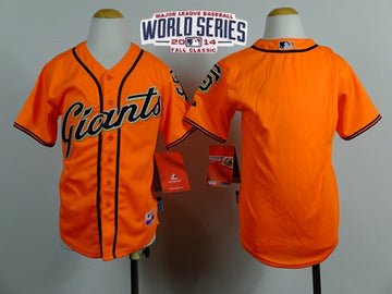 Custom San Francisco Giants orange Alternate jersey