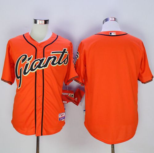 Custom San Francisco Giants orange jersey