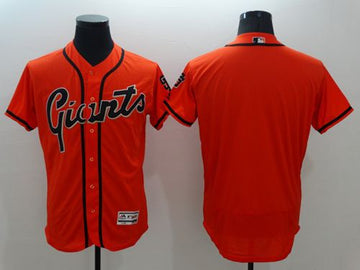 Custom San Francisco Giants orange Alternate jersey