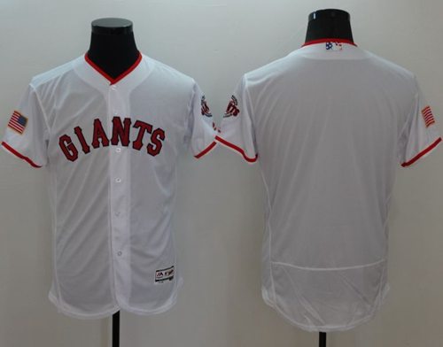 Custom San Francisco Giants white Fashion jersey