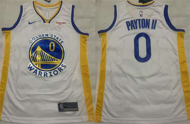 Gary Payton II Golden State Warriors white jersey