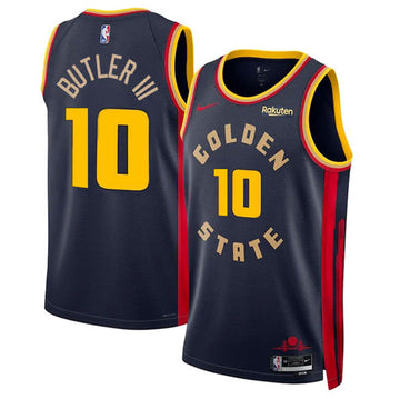 Jimmy Butler III Golden State Warriors navy City Edition jersey