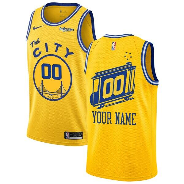Golden State Warriors gold Classic jersey