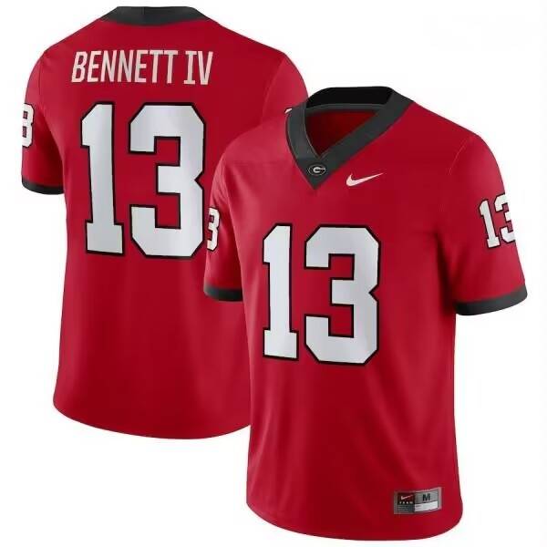 Stetson Bennett Gonzaga Bulldogs red Game jersey
