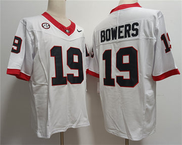 Brock Bowers Gonzaga Bulldogs white FUSE jersey