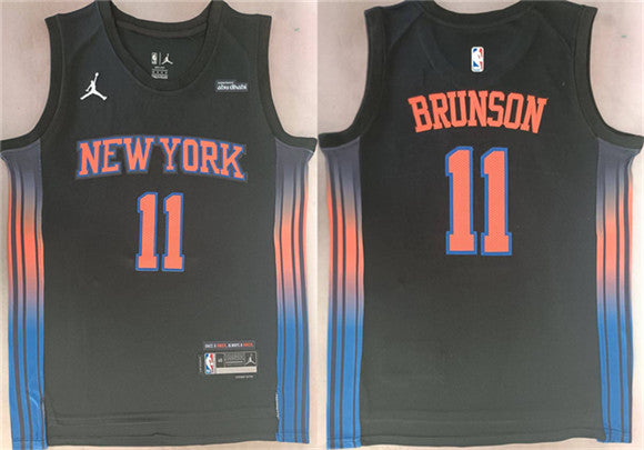 Jalen Brunson New York Knicks black jersey