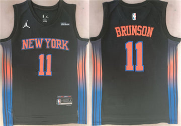 Jalen Brunson New York Knicks black jersey