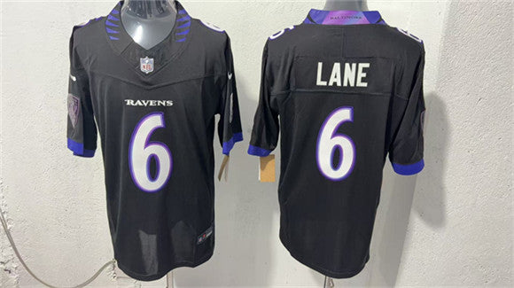 Ja'Kobi Lane Baltimore Ravens black Vapor jersey