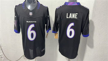 Ja'Kobi Lane Baltimore Ravens black Vapor jersey