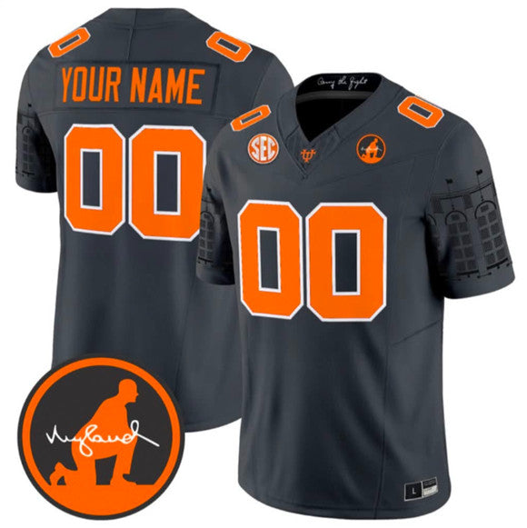 Custom Tennessee Volunteers black jersey
