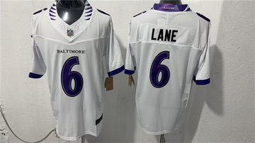 Ja'Kobi Lane Baltimore Ravens white Vapor jersey