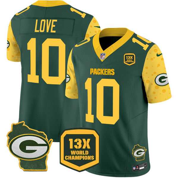 Jordan Love Green Bay Packers green Home jersey