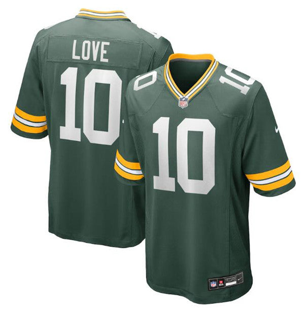 Jordan Love Green Bay Packers green Game jersey