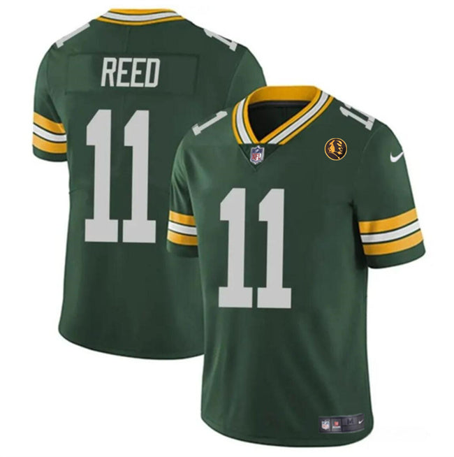 Jayden Reed Green Bay Packers green jersey