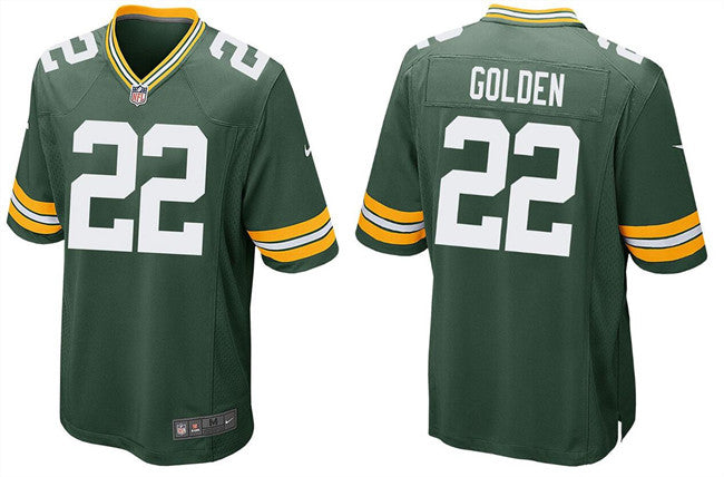 Matthew Golden Green Bay Packers green Game jersey