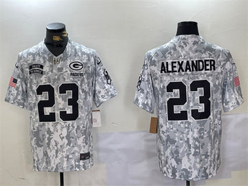 Jaire Alexander Green Bay Packers green Salute To Service jersey