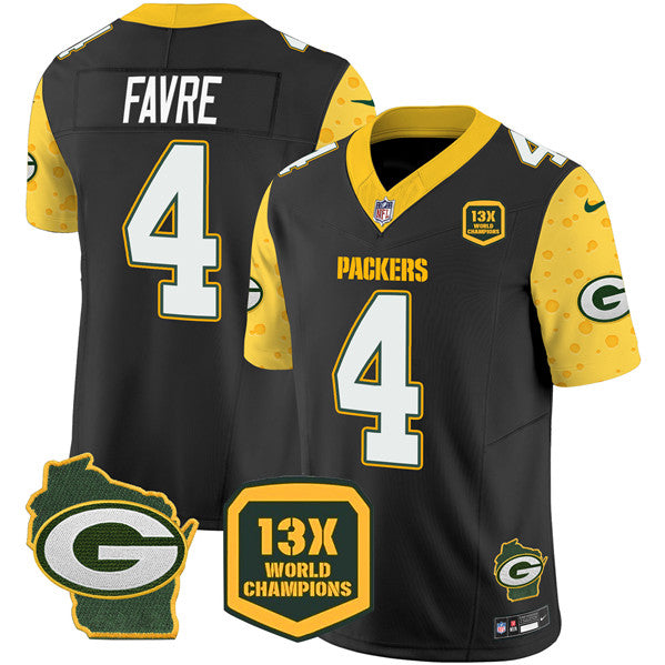 Brett Favre Green Bay Packers green Home jersey