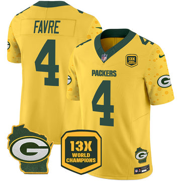 Brett Favre Green Bay Packers green Home jersey