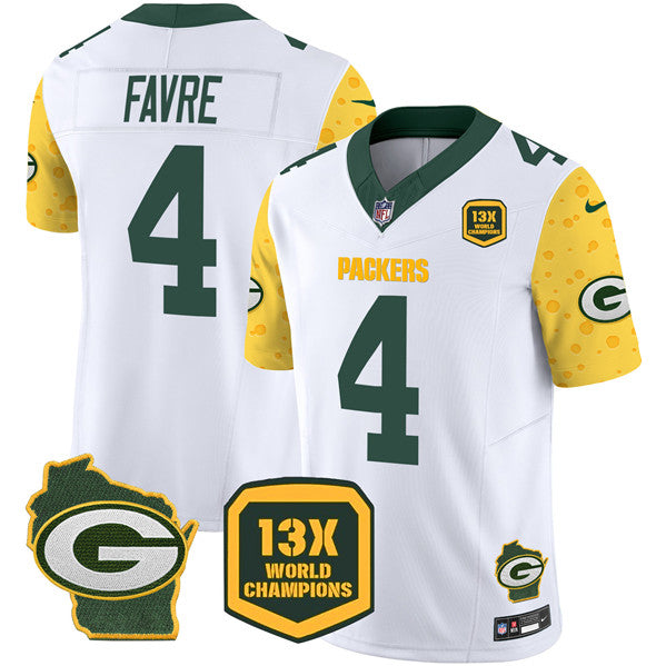 Brett Favre Green Bay Packers green Home jersey