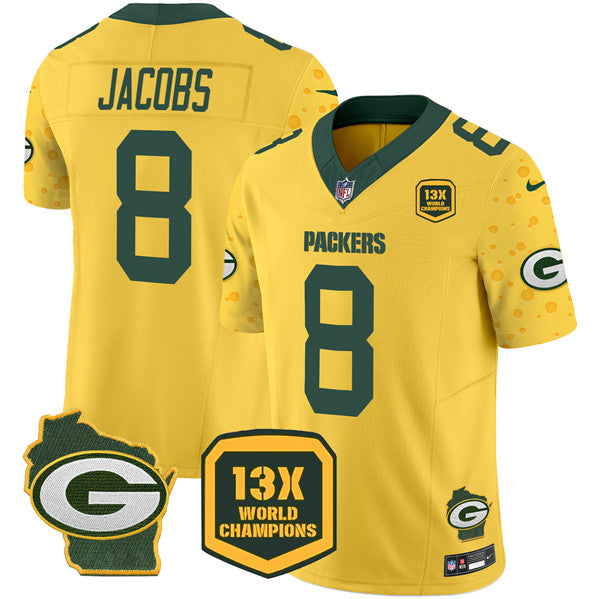 Josh Jacobs Green Bay Packers green Home jersey