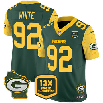 Reggie White Green Bay Packers green Home jersey