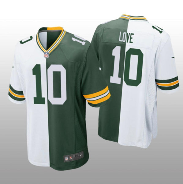 Custom Green Bay Packers green Game jersey