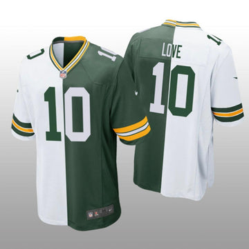 Custom Green Bay Packers green Game jersey