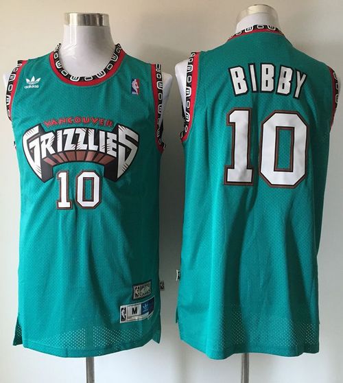 Mike Bibby Memphis Grizzlies green Throwback jersey
