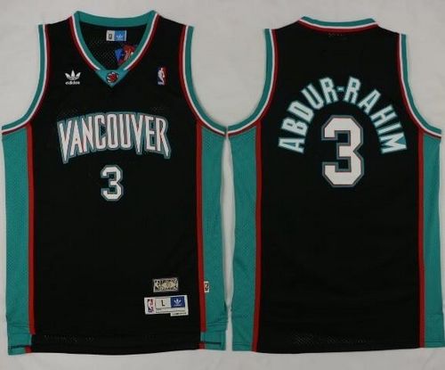 Shareef Abdur-Rahim Memphis Grizzlies black Throwback jersey
