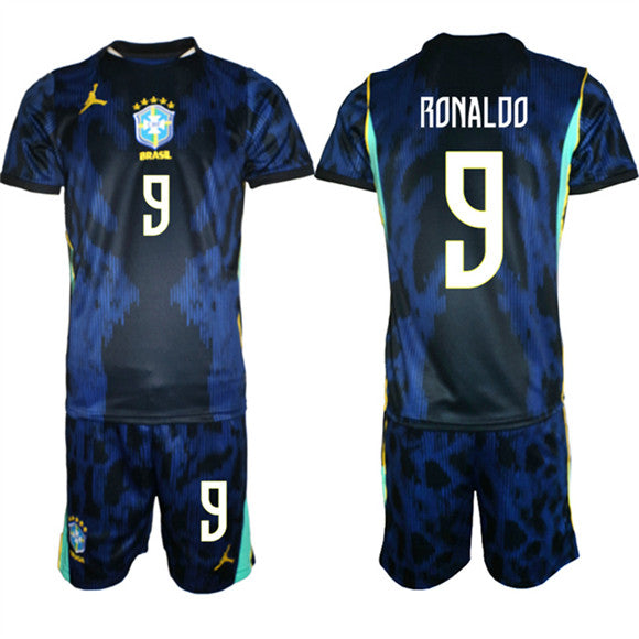 National Football Team Brazil National Team navy Away jersey