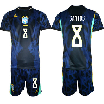 National Football Team Brazil National Team navy Away jersey